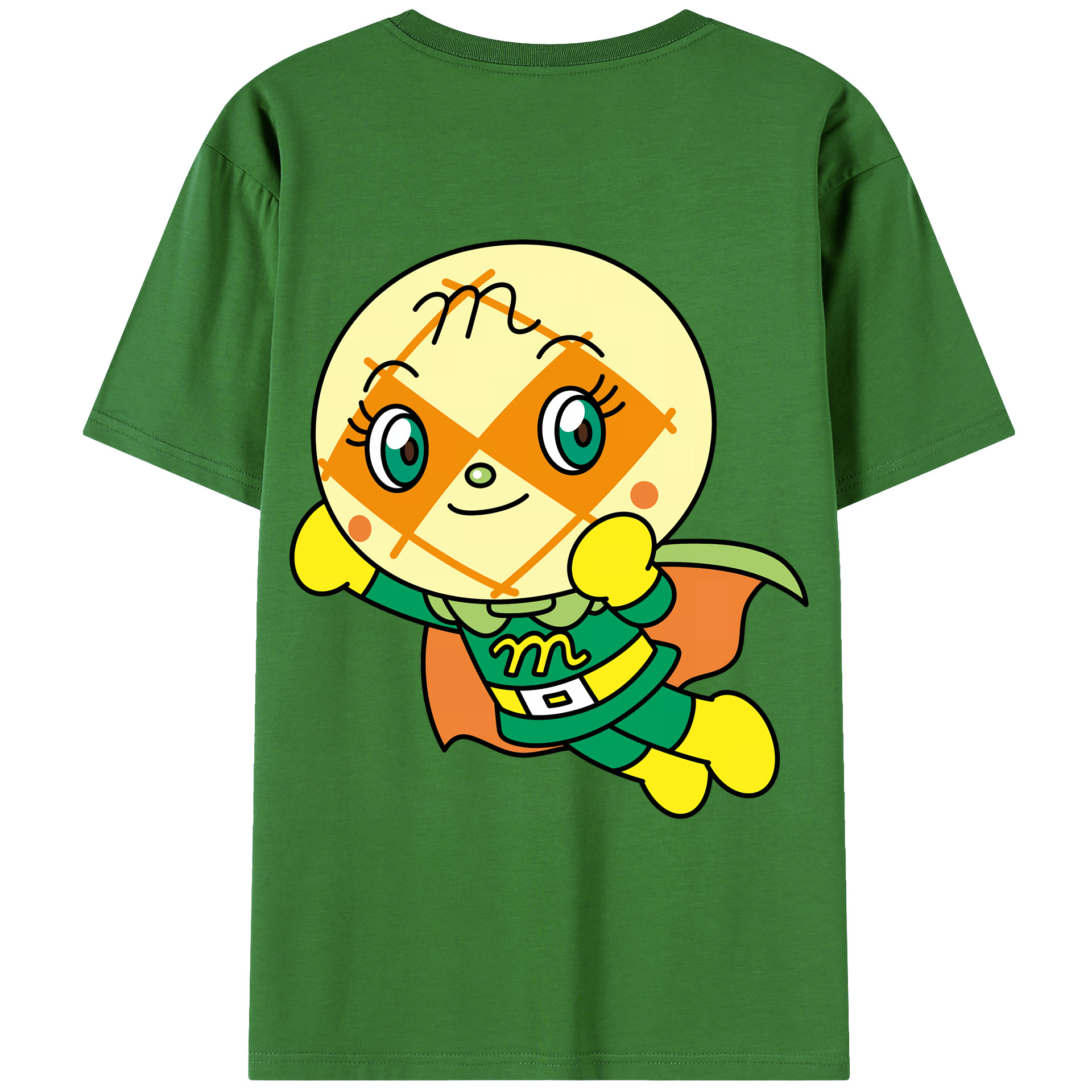 （画像用） アンパンマン Anpanman レディース半袖Tシャツ(バックプリント)